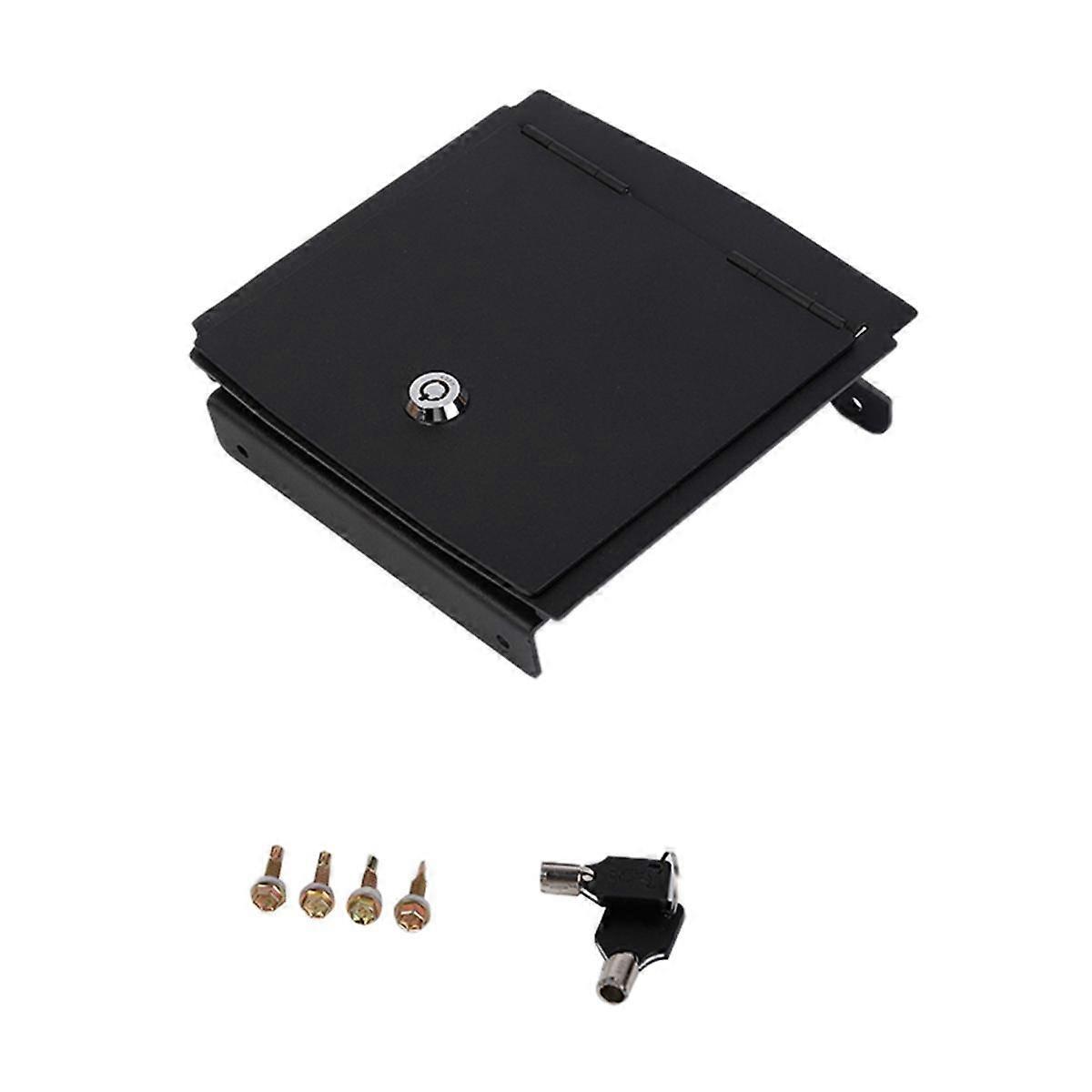 Center Console Lock Box for 2021 2022 2023 Armrest Box Storage Box Safety Lock Organizer Accessories