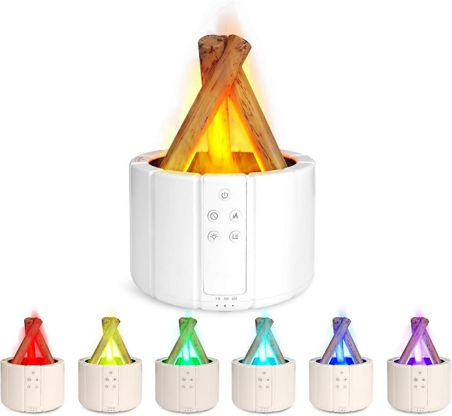 Flame Diffuser Humidifier with Flame Colors,100% New