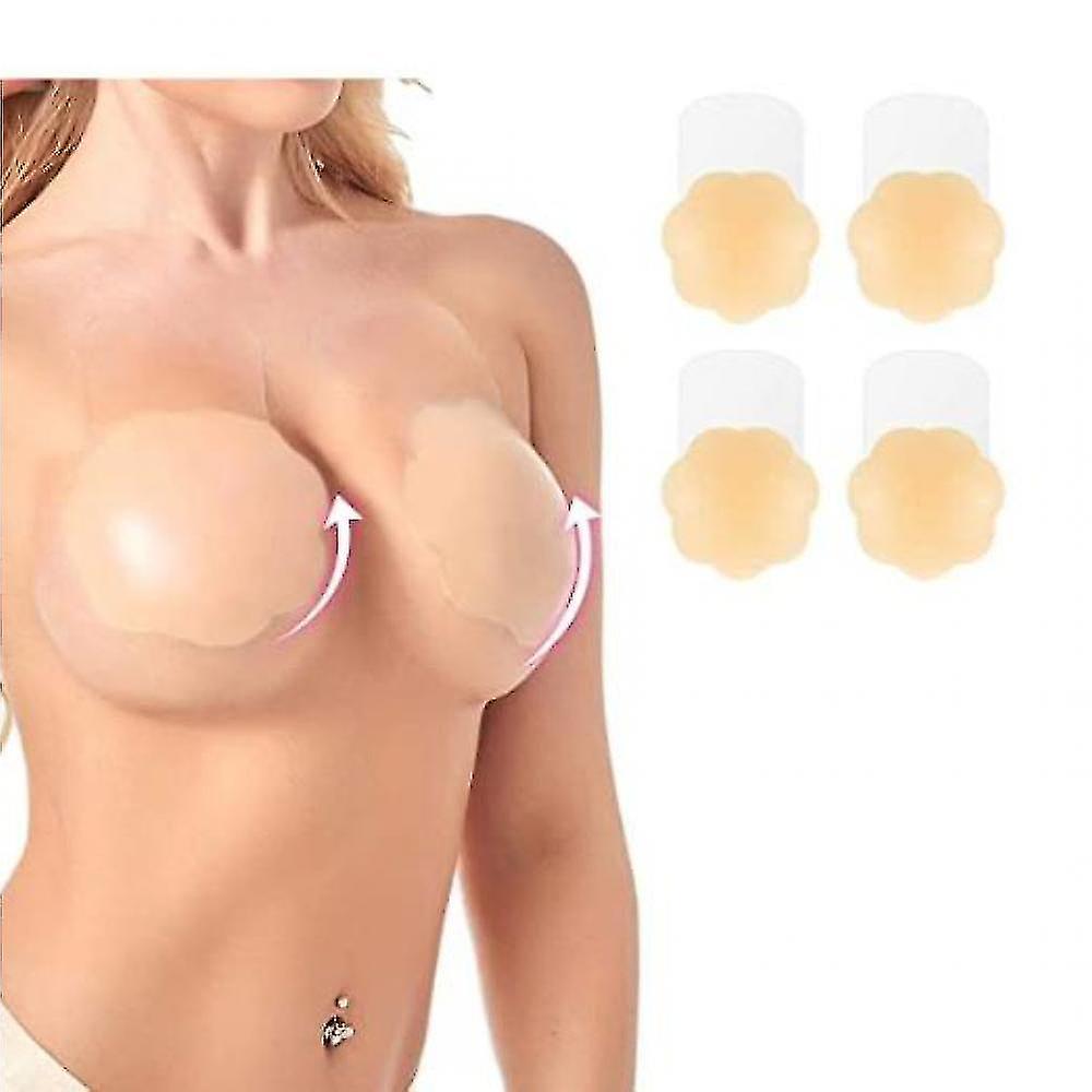 Reusable Sticky Invisible 4 Pairs Of Female Nipple Shields