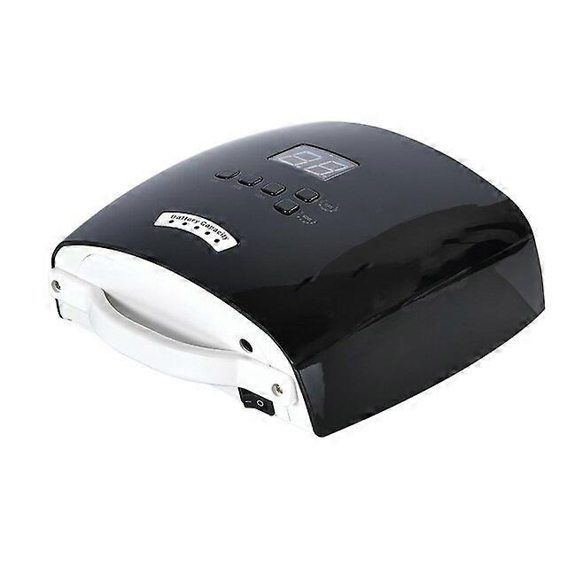 S10 Rechargeable Nail Lamp Black Nail Polish Dryer Wireless LED Light for Nails Cordless Nail UV LED Lamp