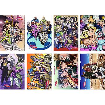 JoJo's Bizarre Adventure Poster 8Pcs A3 Size | Fruugo UK