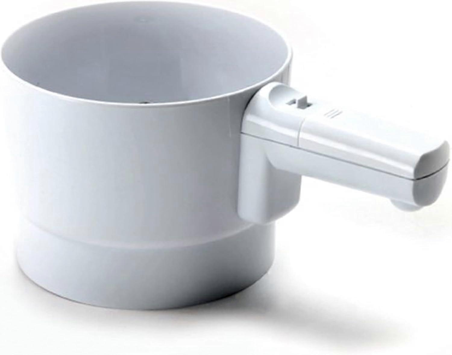Battery powered flour sifter, white