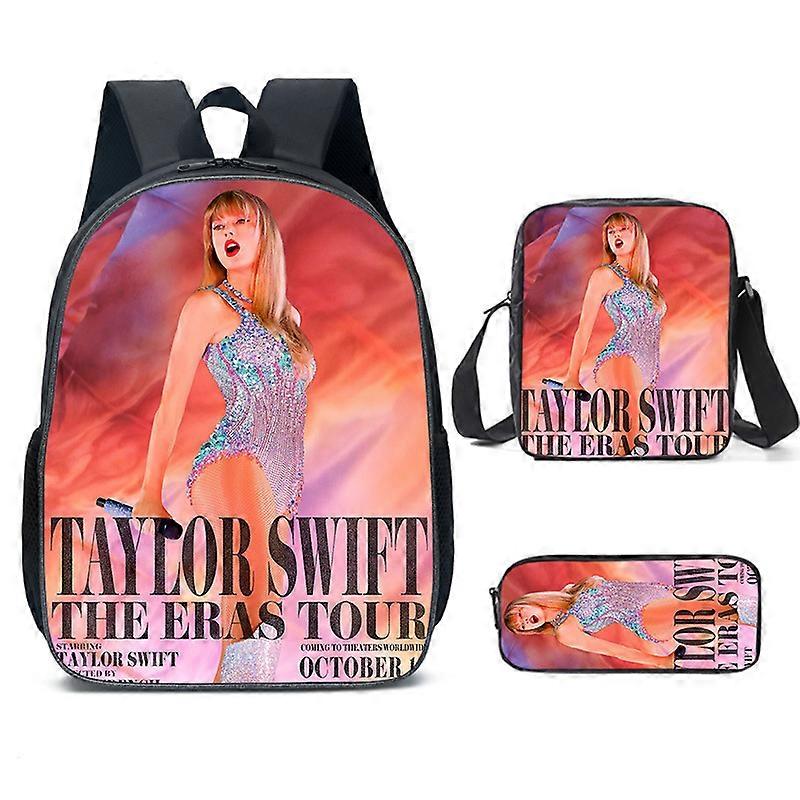 Cartoon Taylor Swift Zaino Per Bambini Studenti Delle Scuole Elementari E Medie Borsa A Tracolla Borsa A Tracolla Set Da Tre Pezzi 31 -HGDMV