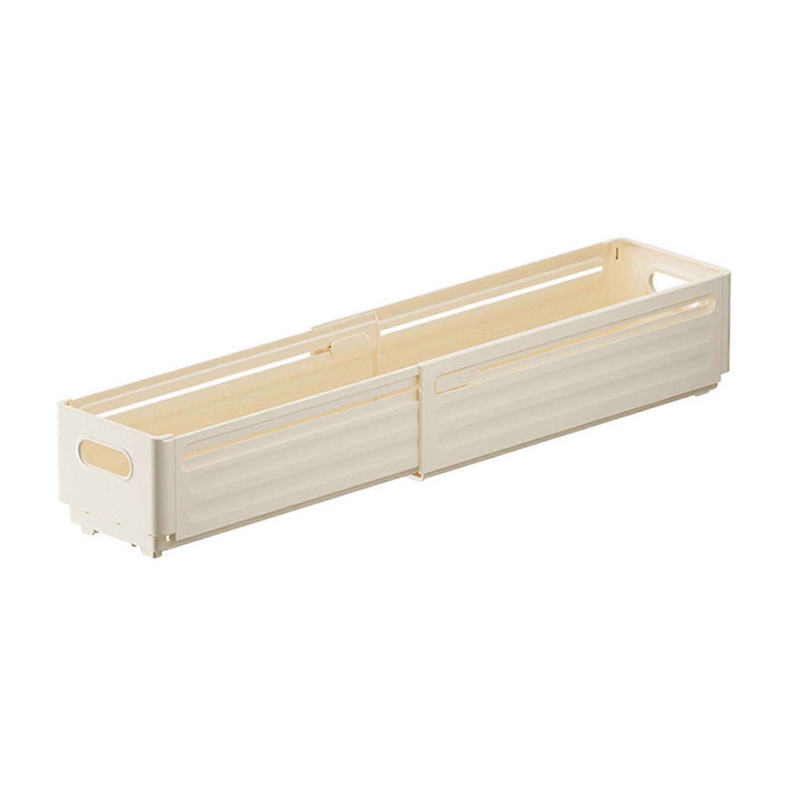 Expandable Storage Bins with Hollow Handles Stable Stackable Versatile Space-Saving Organizer for Home Kitchen Jikaixiang
