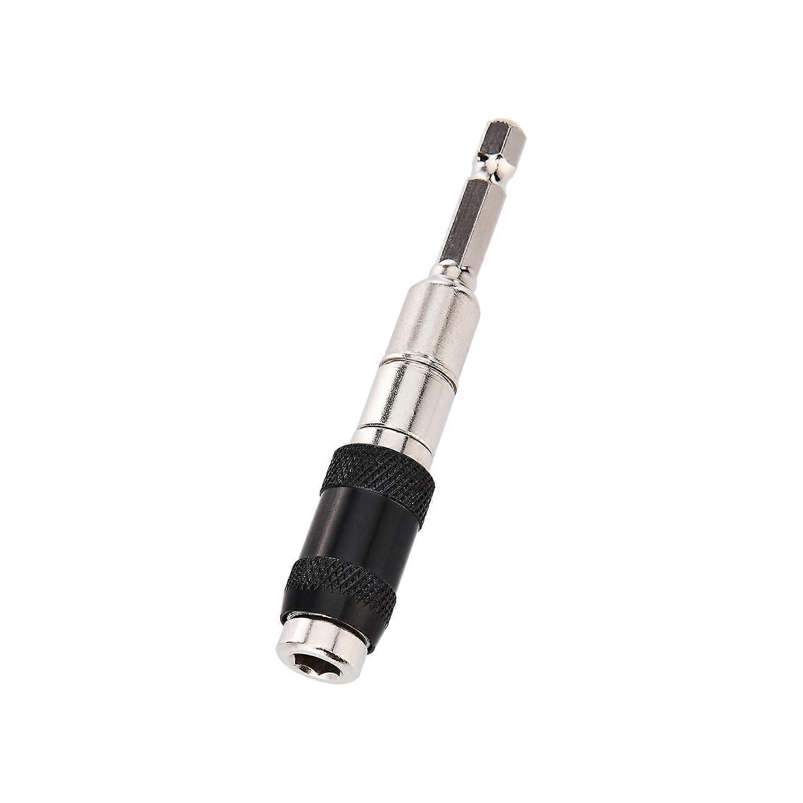 Screw Drill Tip Magnetic 1/4" Hex Quick Change Locking Bit Holder Guide Pivot