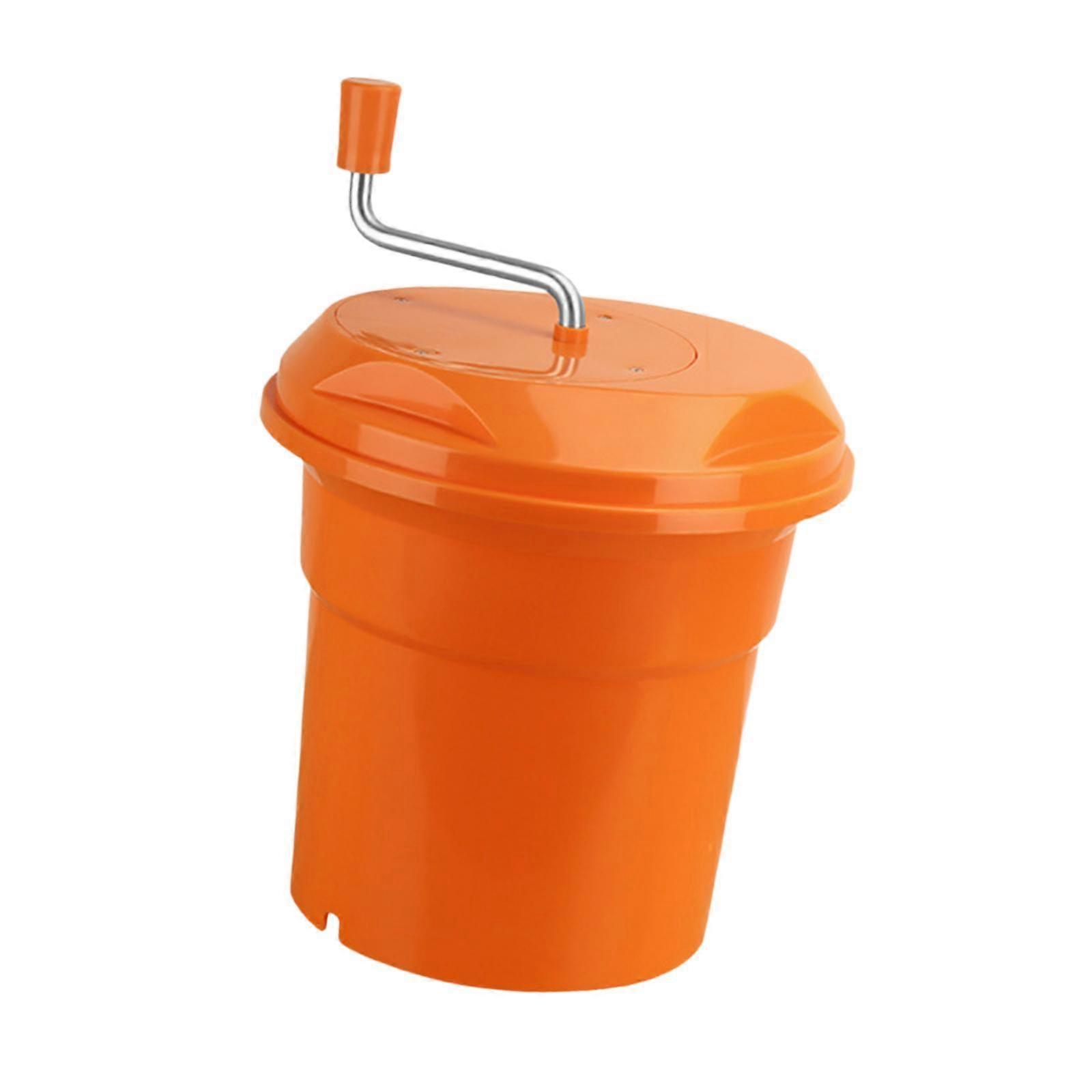 Manual Salad Spinner Quick Drying Kitchen Tool Multipurpose Vegetable Washer 12 L