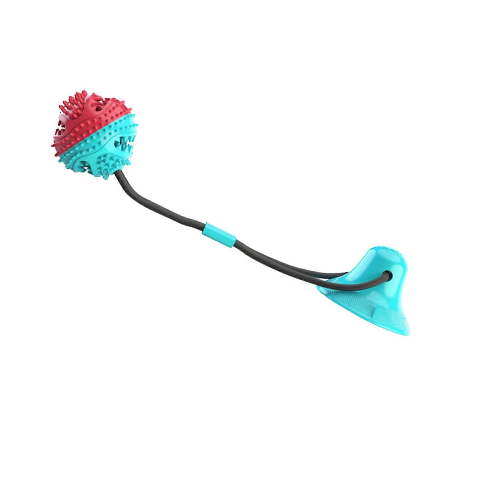 Dog Toy for Agaressive Chewers Mentally Stimulating Tug Of War Training Toy Suction Cup Food Dispensing Ball for Boredom 