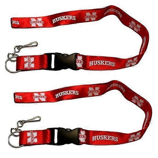 Nebraska Cornhuskers NCAA Lanyard 2 Pack