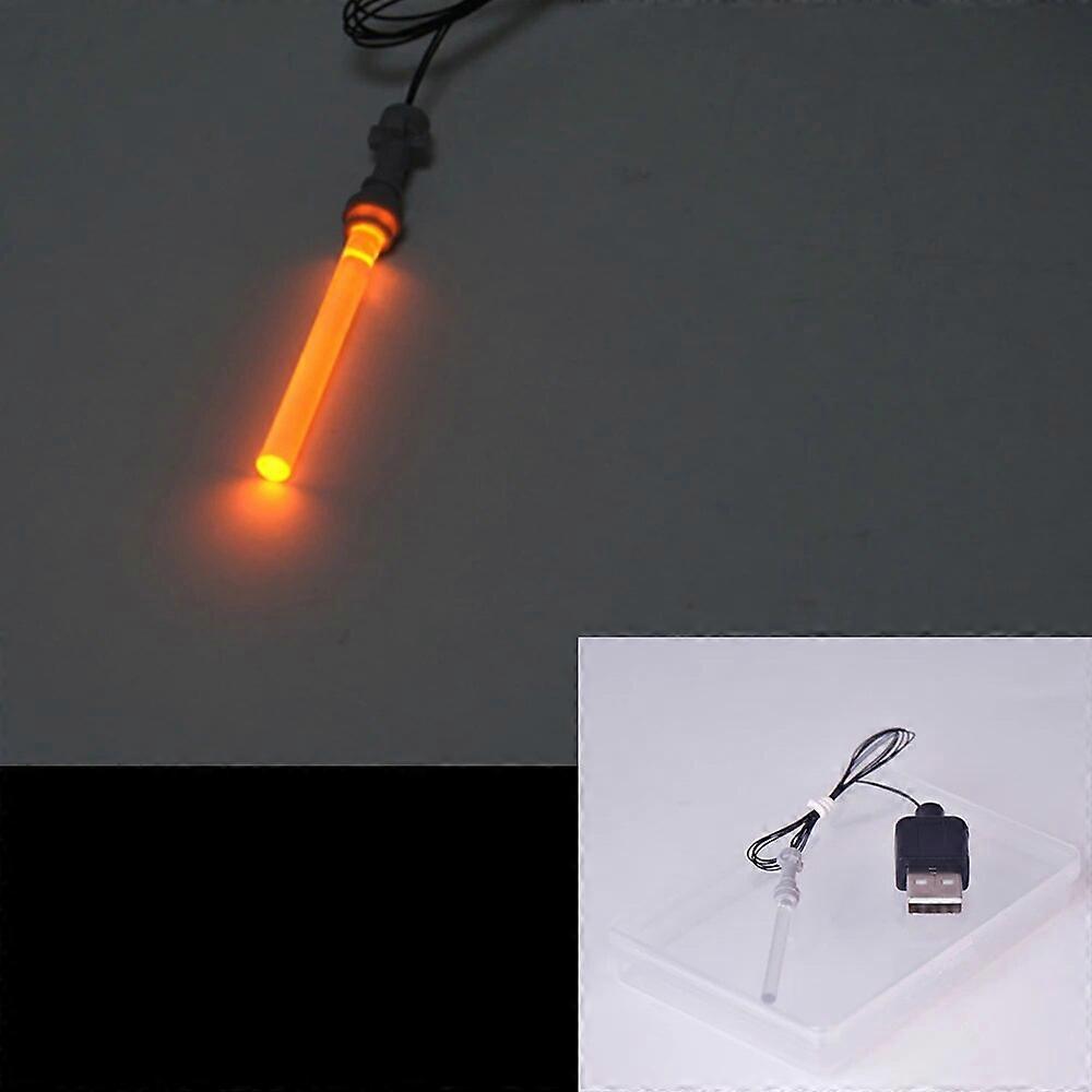 DIY LEDS Light Sword Powered By USB Port Light Saber for Trooper Figure Blocks Toys