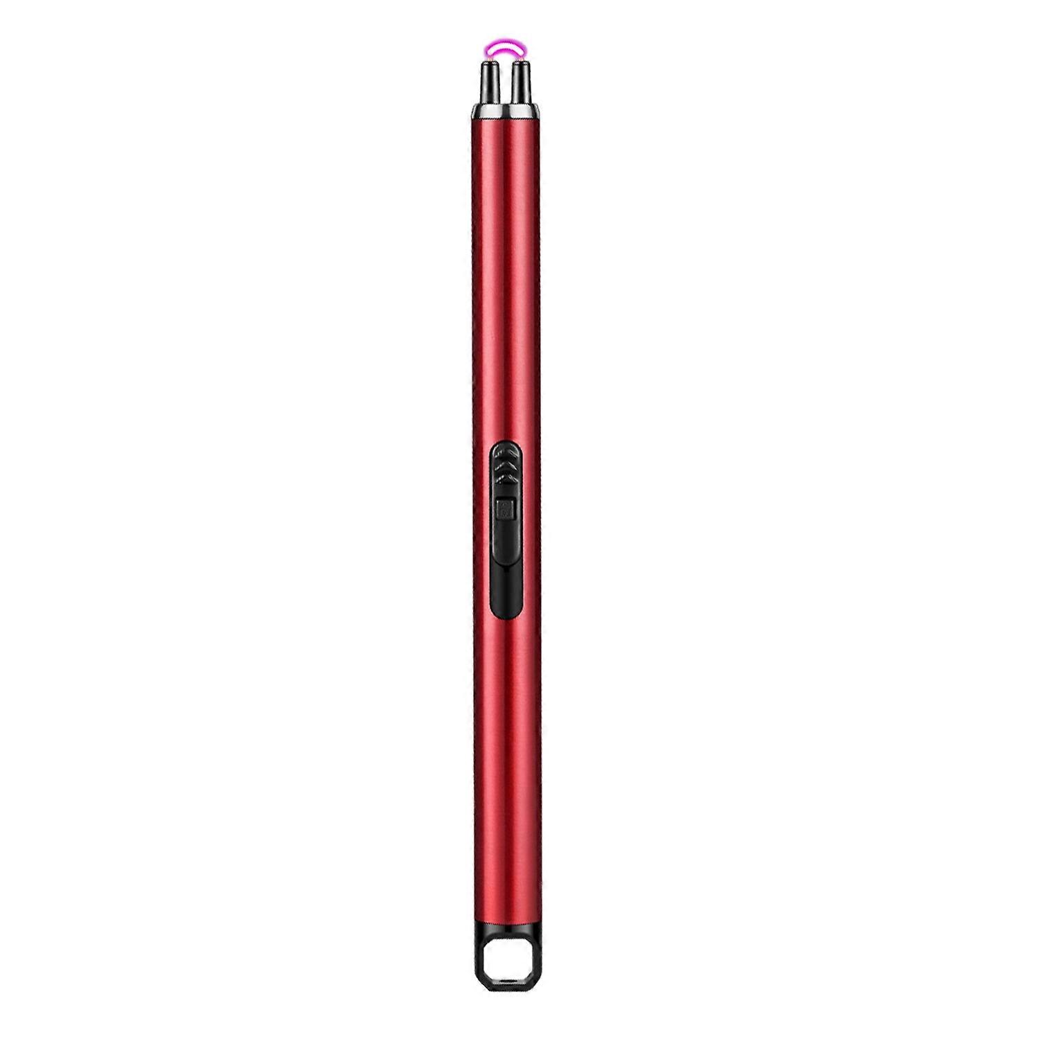 USB Rechargeable Electric Long Kitchen Ignition Stick Hanging Hole Design Stove Windproof LED