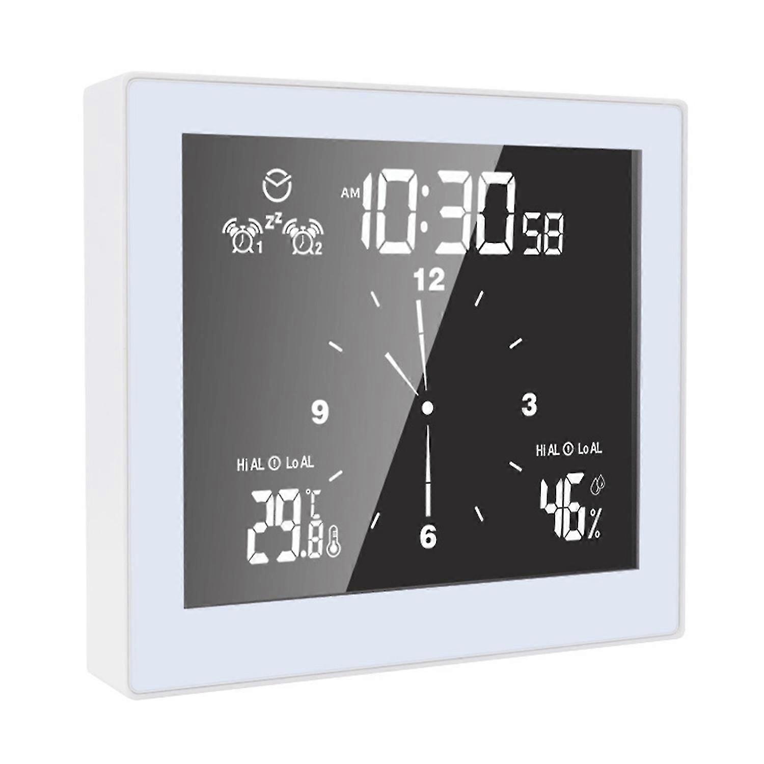 Waterproof Suction Cup Stand Countdown Temperature Humidity Bath Digital Clock