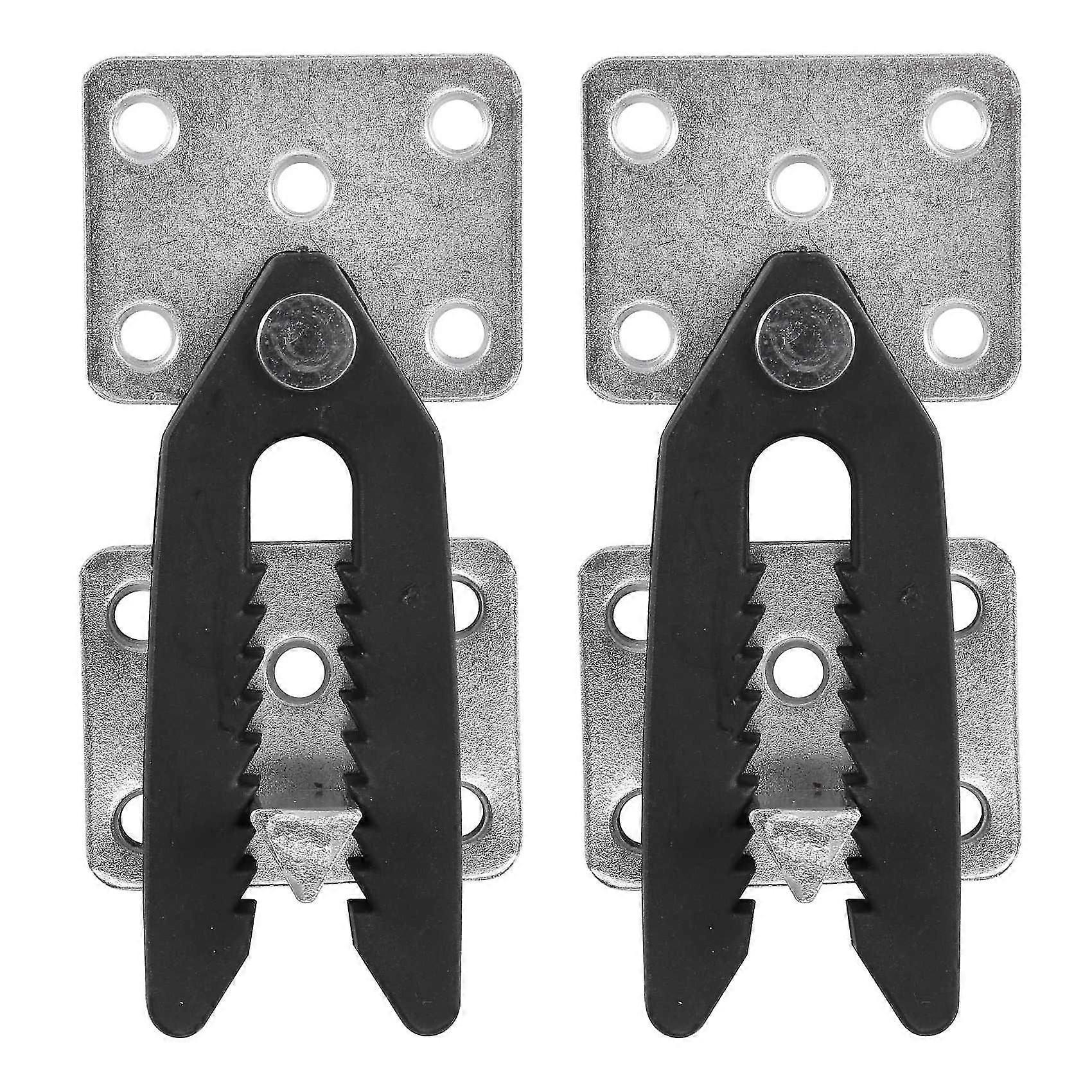 2 Pcs Sofa Couch Sectional Furniture Connector Joint Snap Style