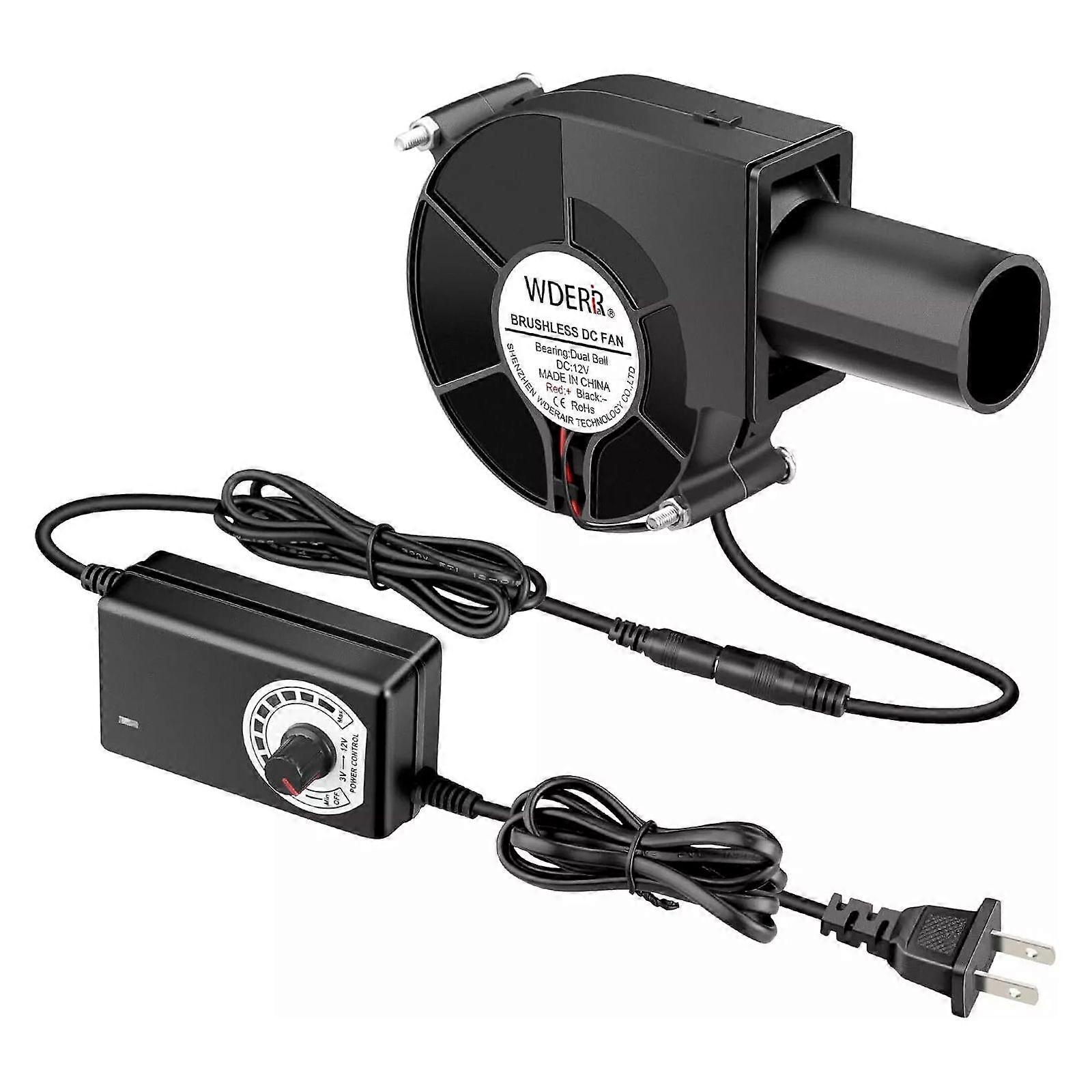 Blower Fan with 220V AC Plug Variable Speed Controller Centrifugal Outdoor