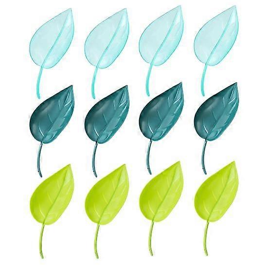 12 Pcs Flower Waterer Leaf Shaped Self Watering Planter Insert Watering Spikes Easy