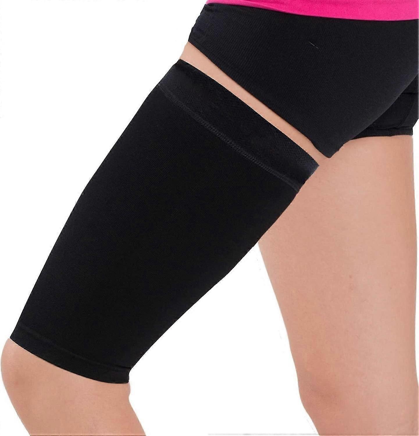1 Pair Thigh Compression Sve Hamstring, Quadriceps, Groin Pull And Strains Running, Basketball, Tennis, Soccer, S Athletic Thigh Support