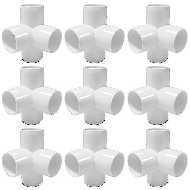 4way 1/2 In Tee Pvc Fitting Elbow - Build Heavy Duty Pvc Furniture