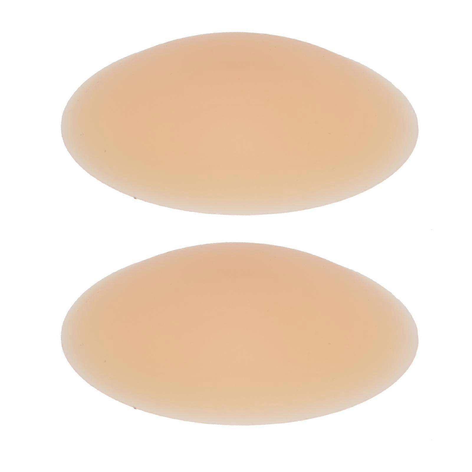 Reusable Adhesive Silicone Pasties Round Bra Paste Safe Adhesive Nippleless CoverSkin Tone M=8cm