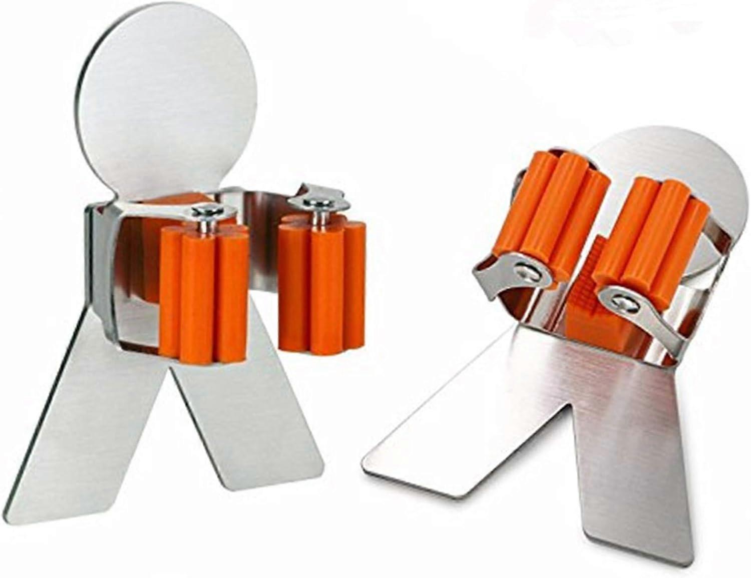 Bathroom Garage Storage Box Cleaning Tool Hook with Spring Clip (2 Pack)