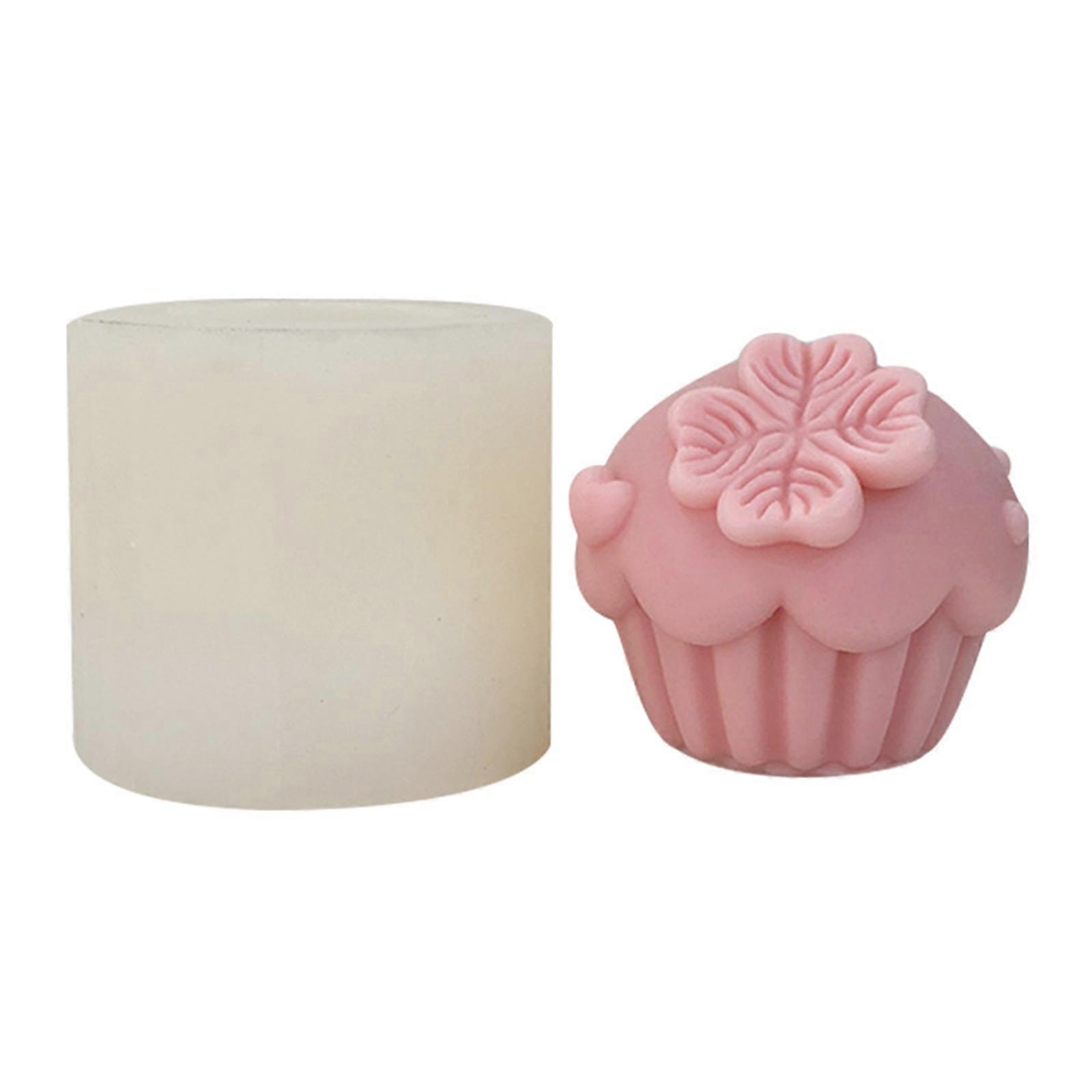 Clovers Scented Candle Mold Convenient Silicones Chocolate Molds Household Cake Bakings Tool for Cooking Enthusiasts  small