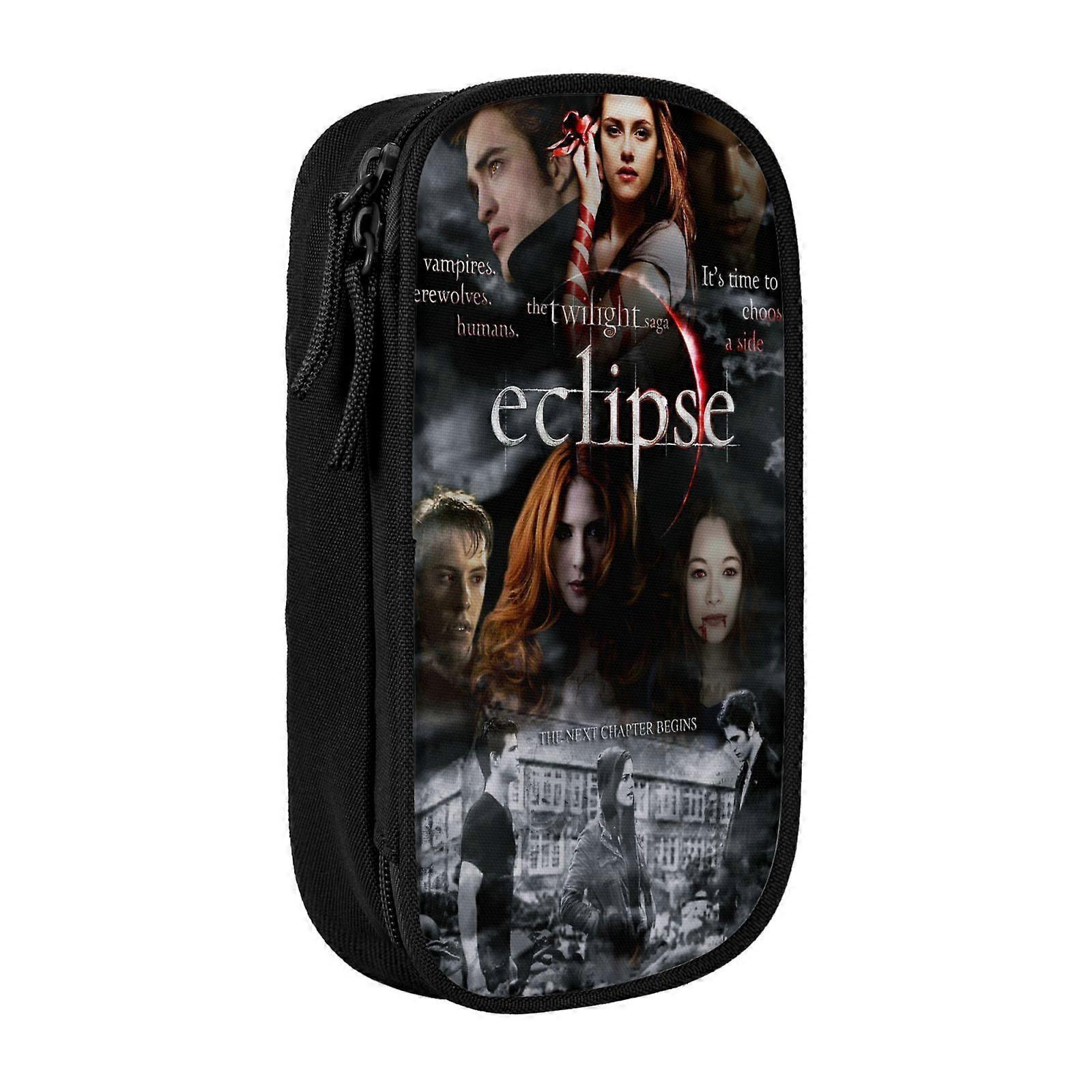 i141 الشفق ساغا مقلمة حقيبة قلم سعة كبيرة سحابات مزدوجة حقيبة قلم حقيبة مكتبية حقيبة مستحضرات التجميل مع مقصورةswtBD3521