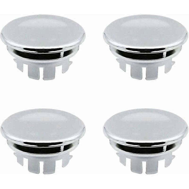 Sink Overflow Cover, 4-Piece Replacement Set for Bathroom or Kitchen