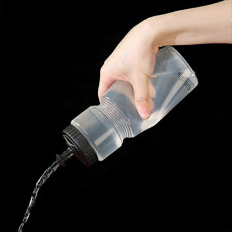 Cycling Water Bottle 750ml Overflow and Taste Resistant BPA-Free Plastic Ideal for Camping and Hiking White