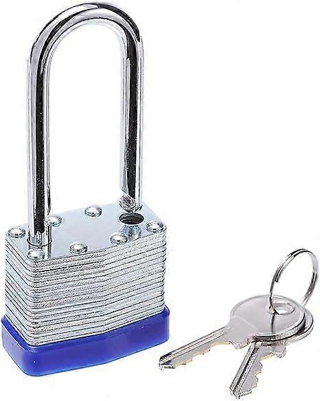 JUSCH Melaleuca lock long beam short beam Hardened Steel Pad Lock, Pick Resistant Brass Pin Cylinder (30mmopen)