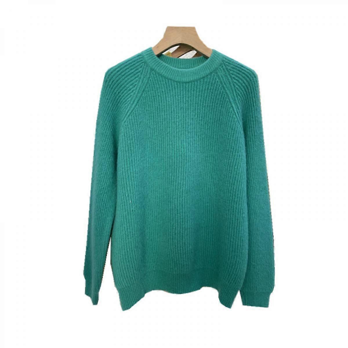 Knitted Sweater Long Sleeve Round Neck Knitted Pullover Jumper