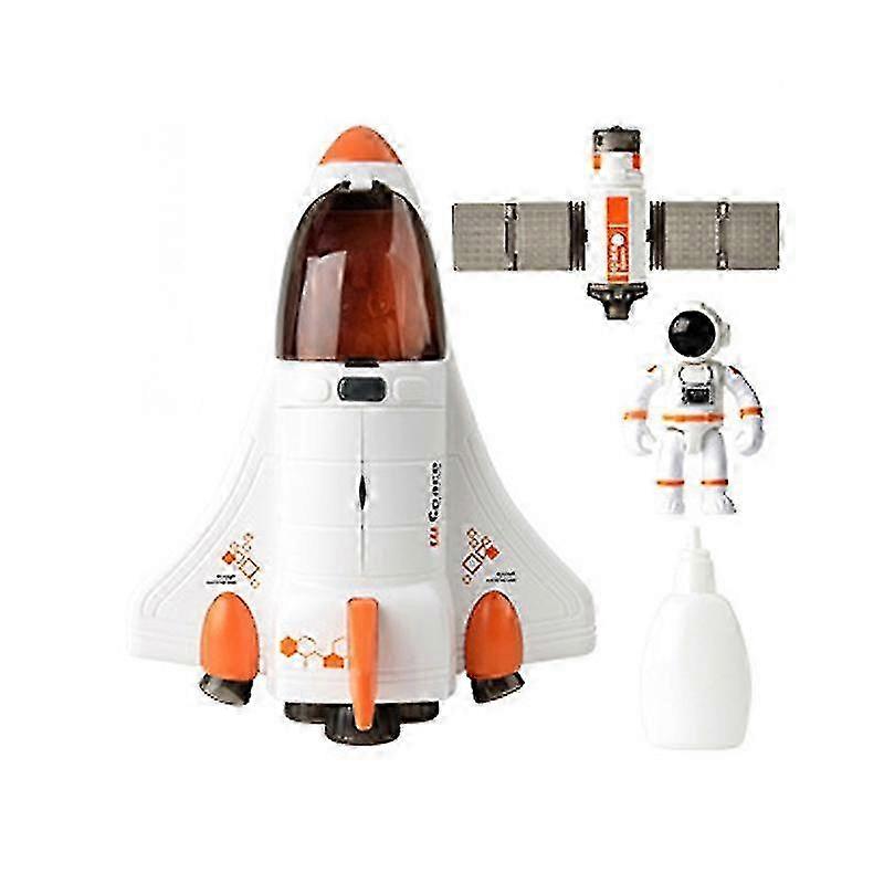 Childrens early education simulation sound and light spray aerospace toy space model satellite shuttle rocket aviation series