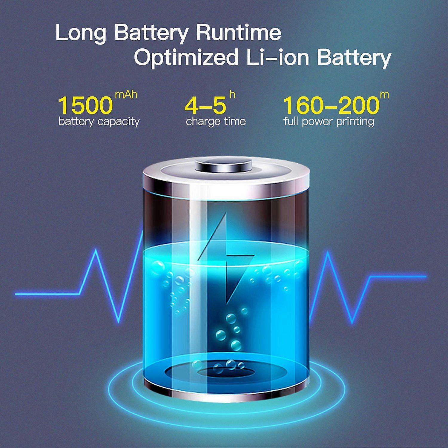 DP23 57mm Portable Thermal Printer Wireless Shipping Express Printer for Shipping Package Price Tag 