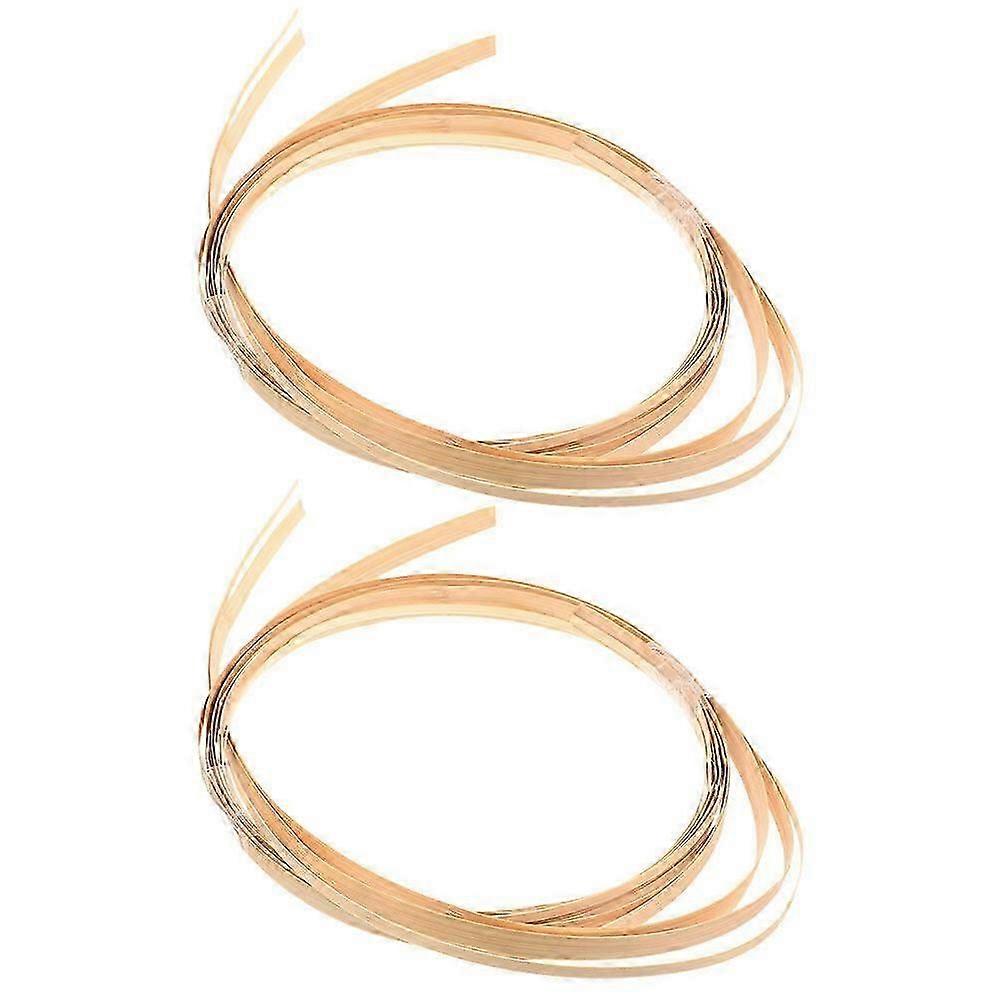 2 bundels bamboe geweven strips voor ambachten diy bamboe mand weven materialen bamboe split