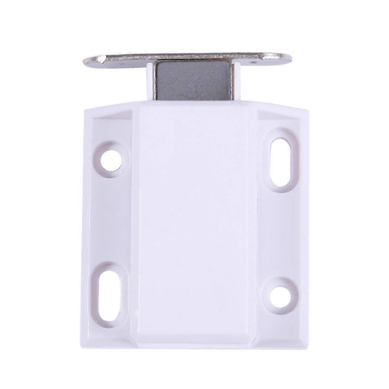 White Push To Open Magnetic Door Drawer Cabinet Catch Touch Latch