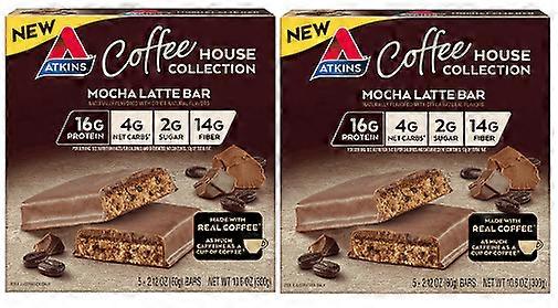 Atkins Coffeehouse Collection Mocha Latte Bar 2 Pack
