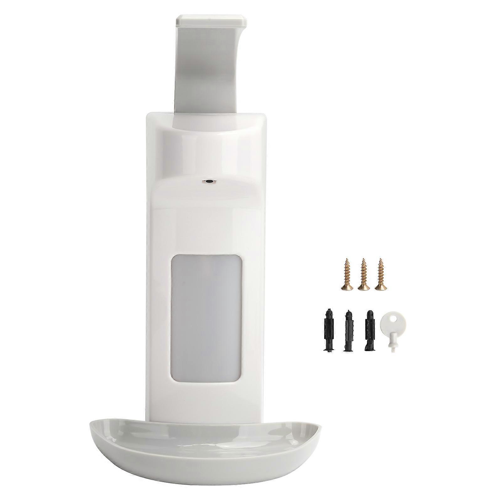 Soap Dispenser Wall Mounted Liquid Soap Container for Bathroom Toilet Hotel, Durable Plastic, Easy Refill, Clear Design