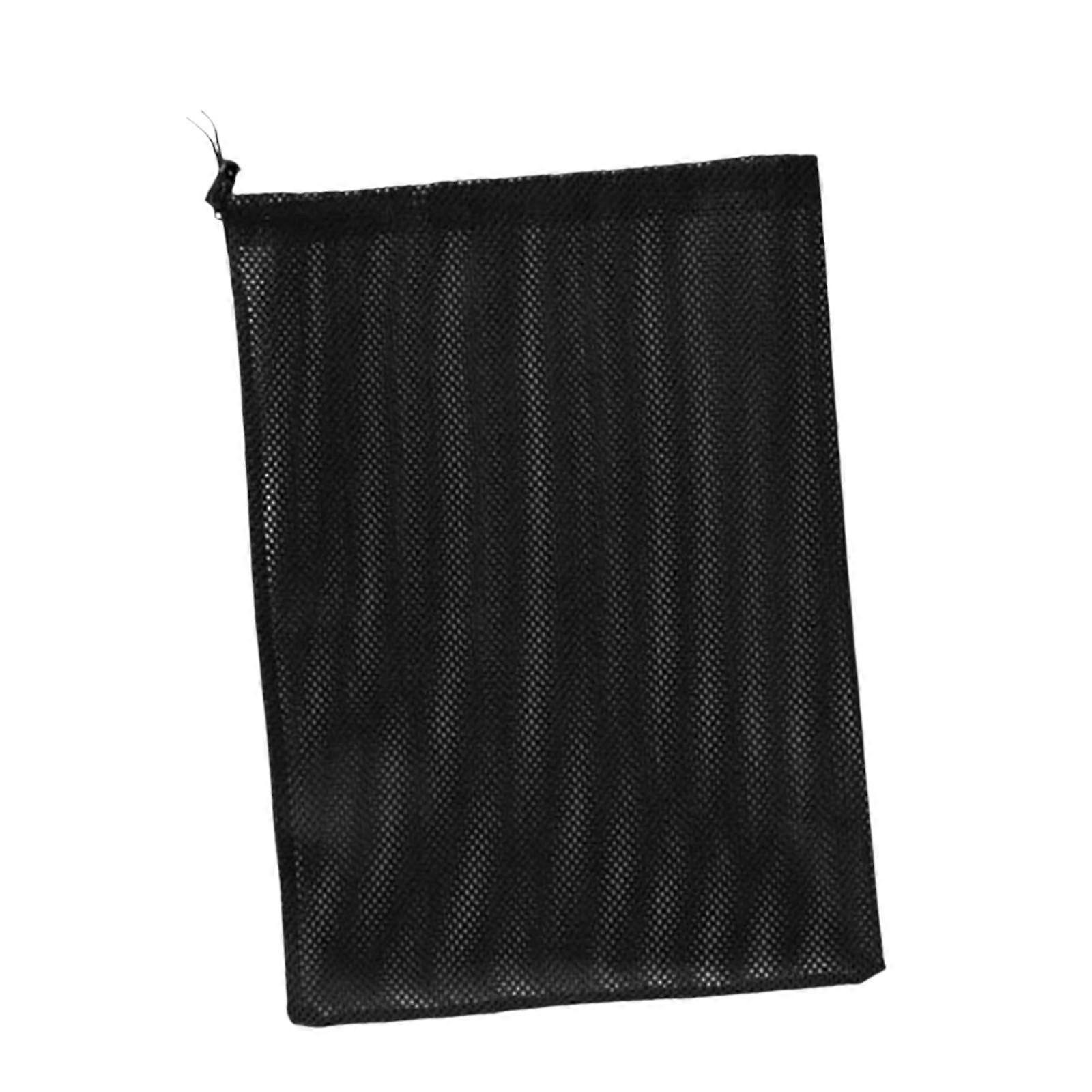 Water Pump Filter Bag Large Drawstring Mesh Bag for Fish Tank Outside Garden