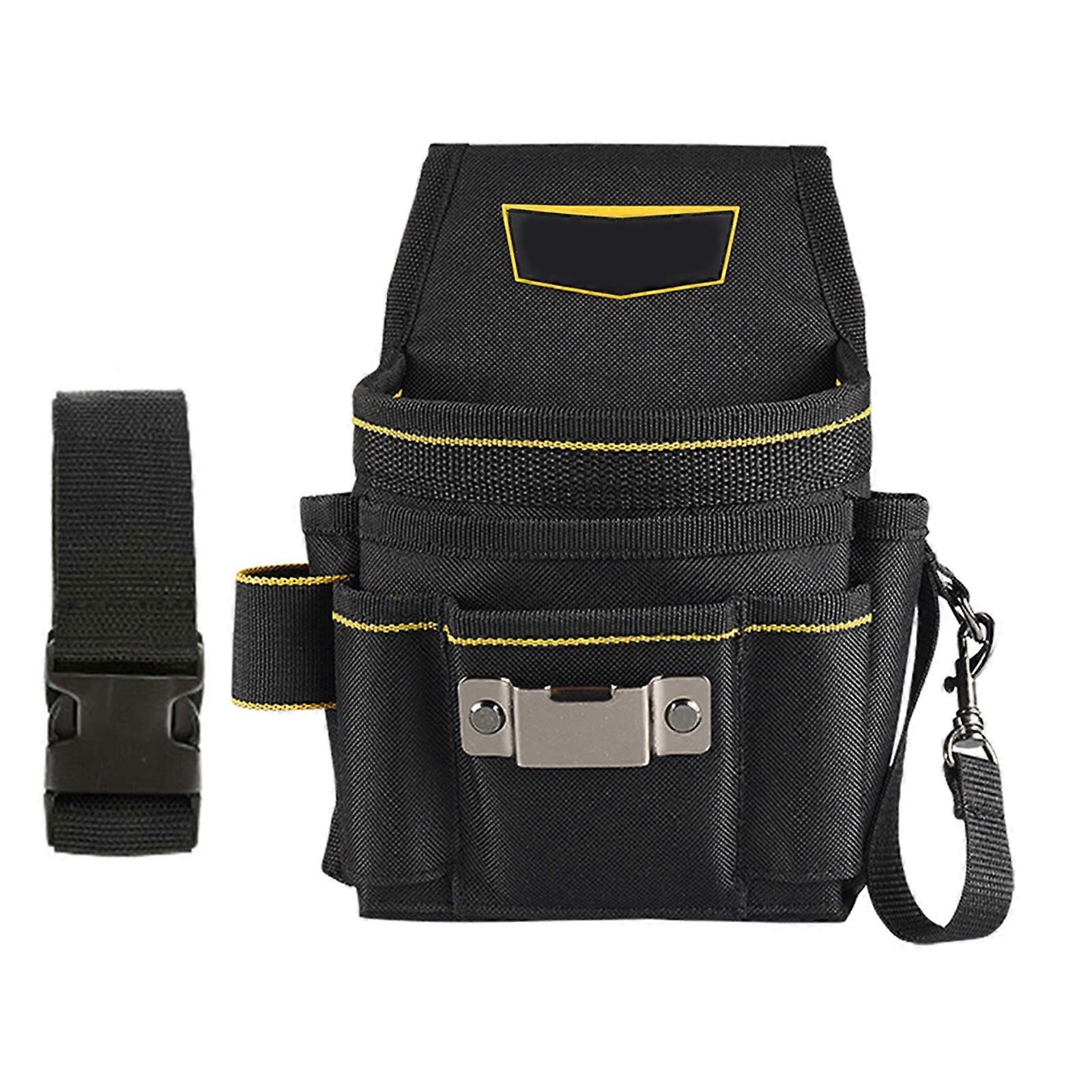Travel friendly Tool Bag for Garage Tool Canvas 18Pocket Tool Belt Functional Electrician Tool Bag for Various Project