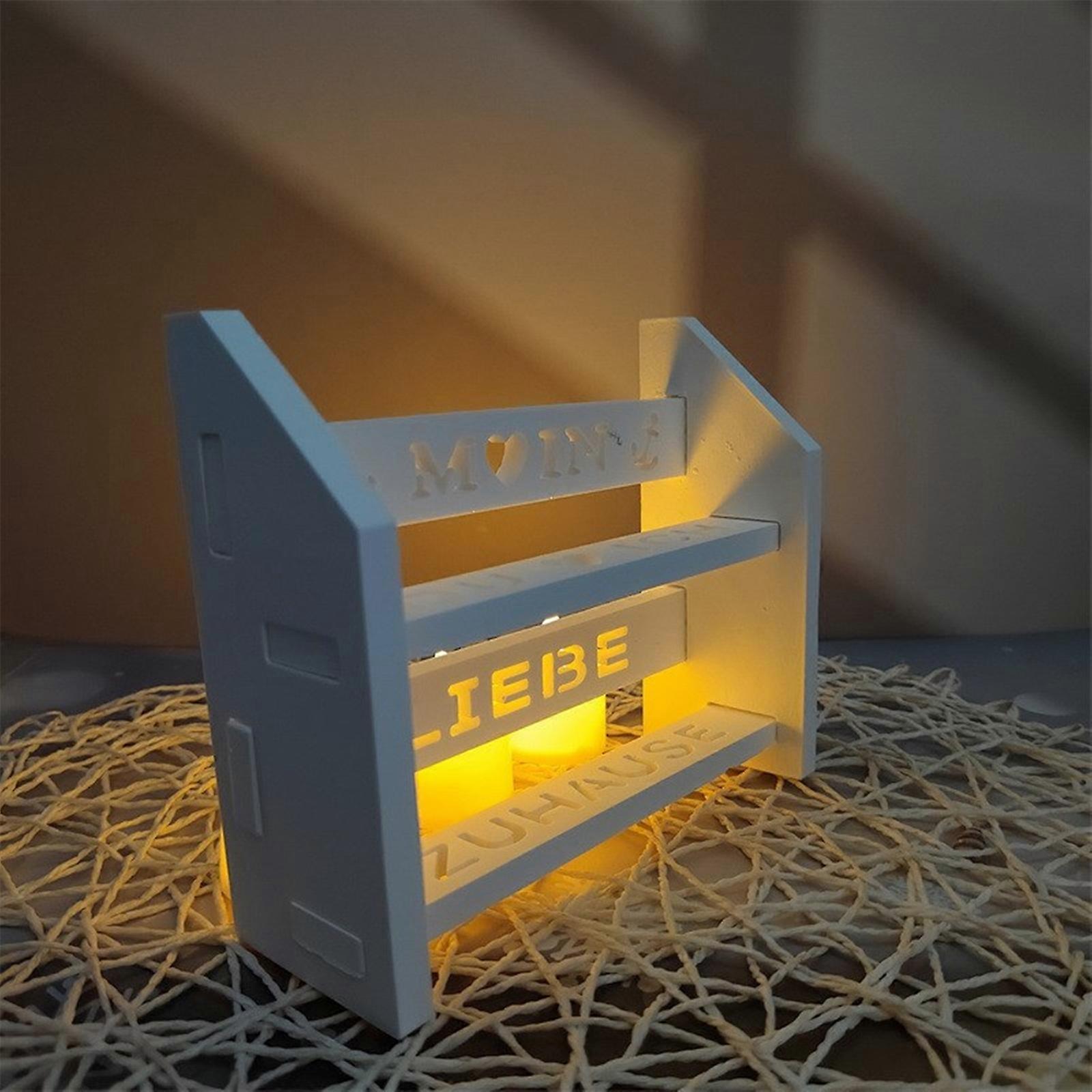 Multi Layer Resin Shelf Moulds Silicone Crafting Molds Makeup Display Molds Silicone Texture for Makeup Display Racks