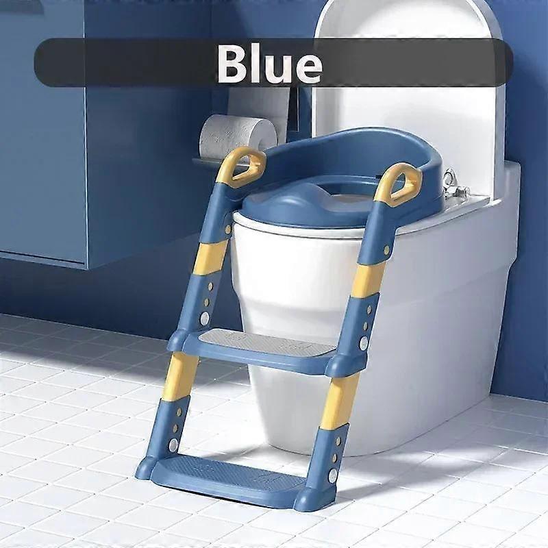 Baba WC összecsukható állvány Lépcső Lépcső stílusú Gyermek WC fiú és lányGyermek lépcső ülésgyűrű Baba bili WC