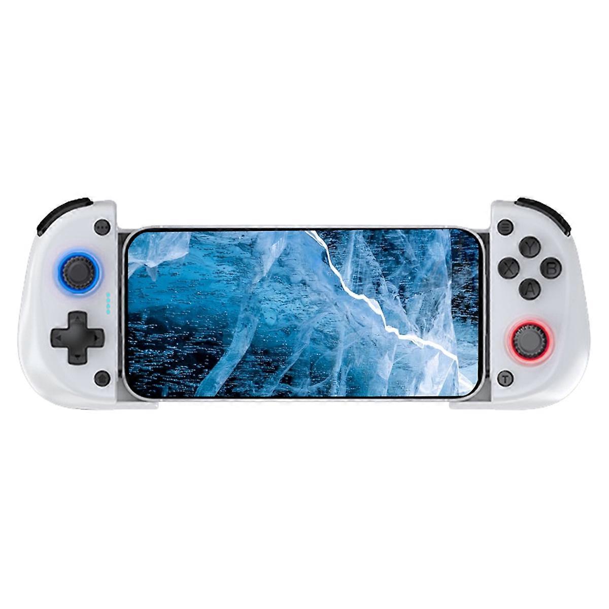 X5 Telescopic Gamepad Wireless Mobile Gaming Controller with Cooling Fan Bluetooth Hall Effect Joystick for Smartphone A