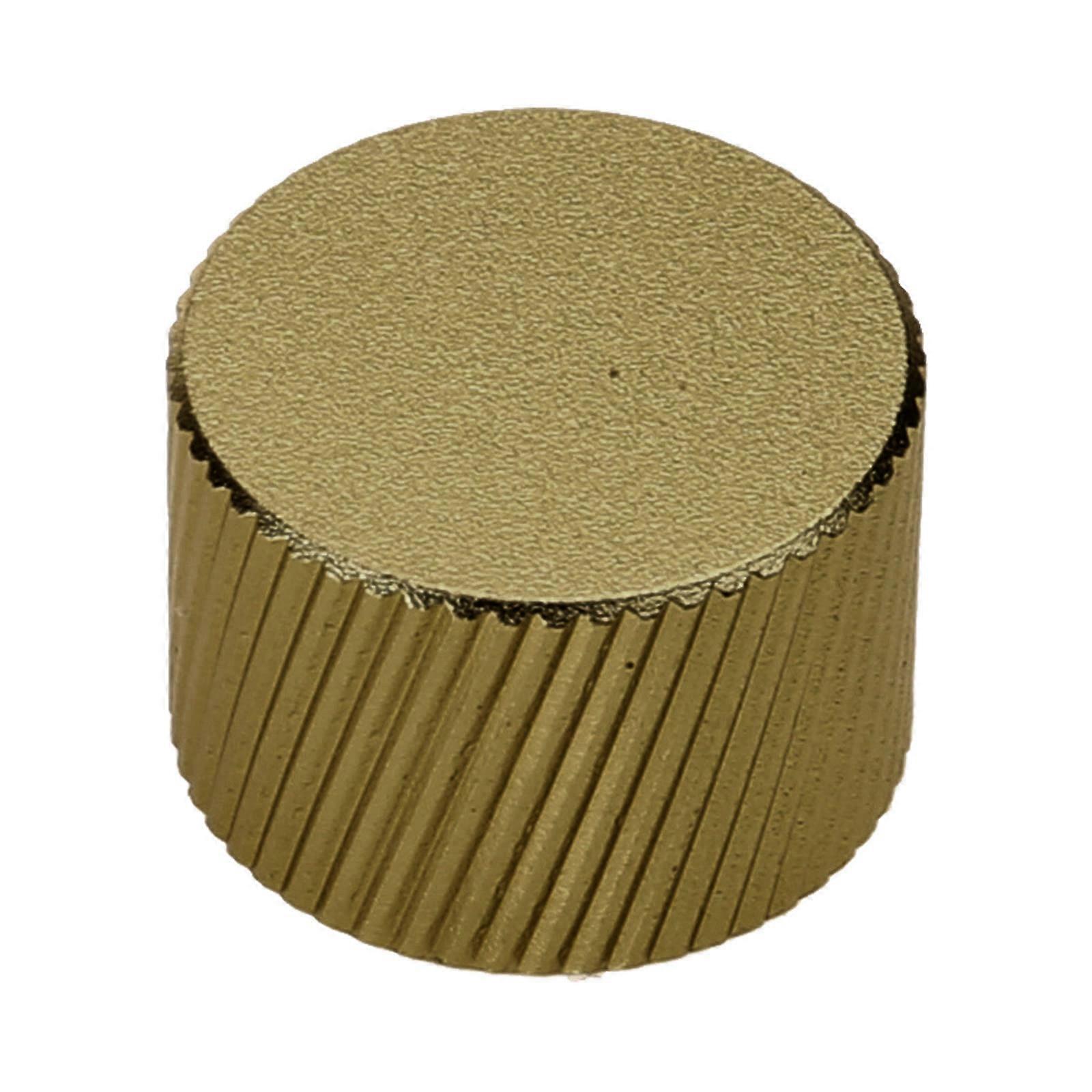 Rotary Knob Metal Knobs for Mechanical Keyboard, 16mm Diameter, Plum Blossom Knob Solid Build Rotary Knob Durability  Gold