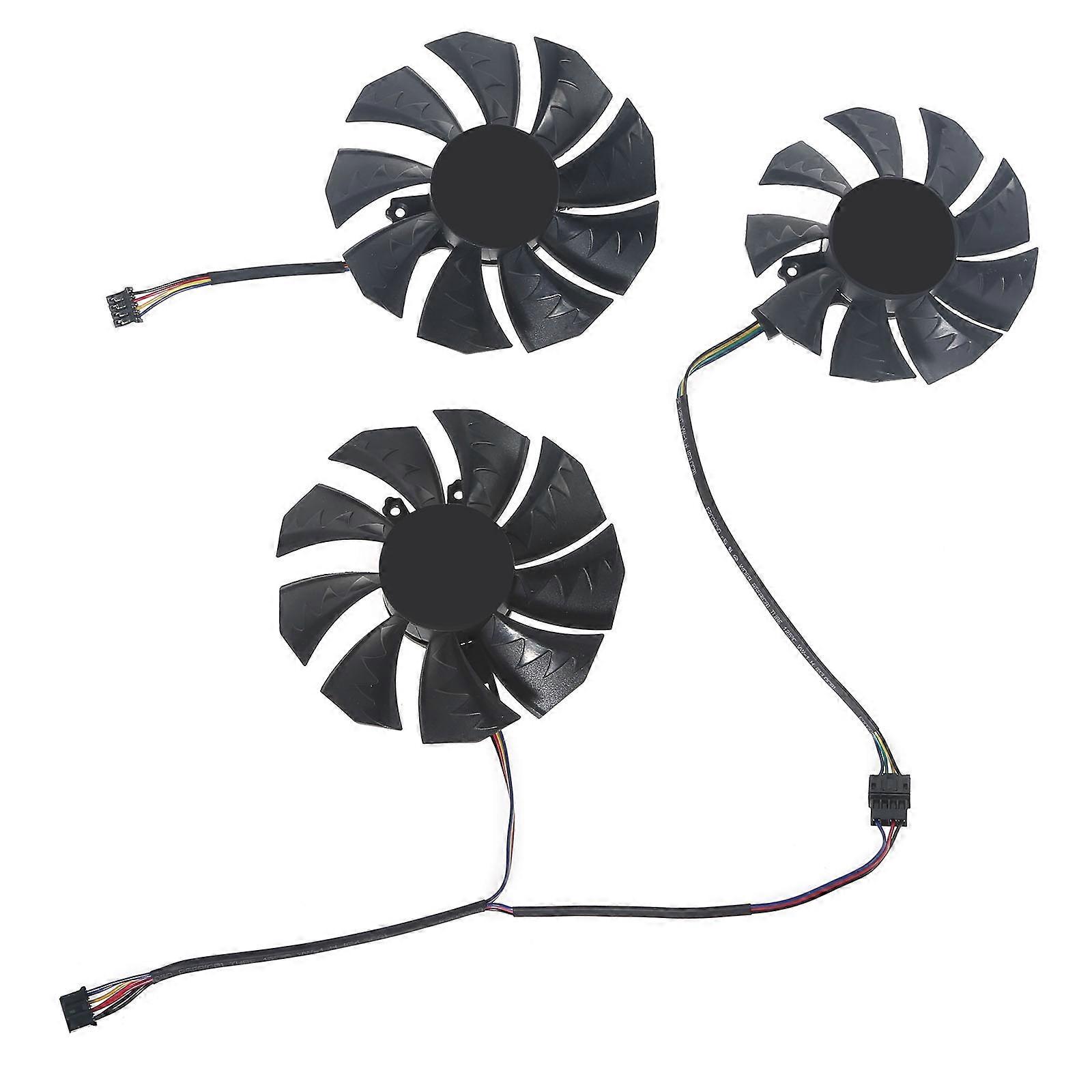 for Colorful GeForce RTX3060 RTX 3060 Ti RTX3070 Graphics Card Cooler Fan 12V 4Pin 4 Lines Graphics Card Cooling VGA Fan