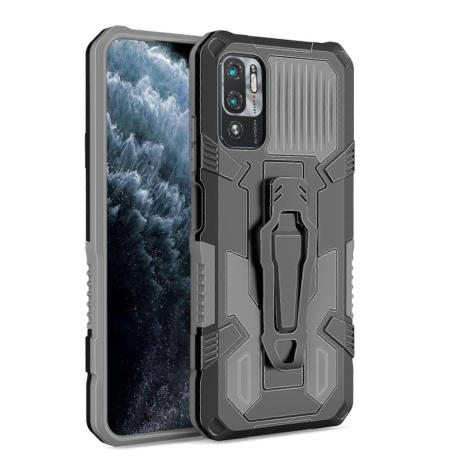 For Xiaomi Redmi Note 10 5G Armor Warrior Shockproof PC + TPU Protective Case