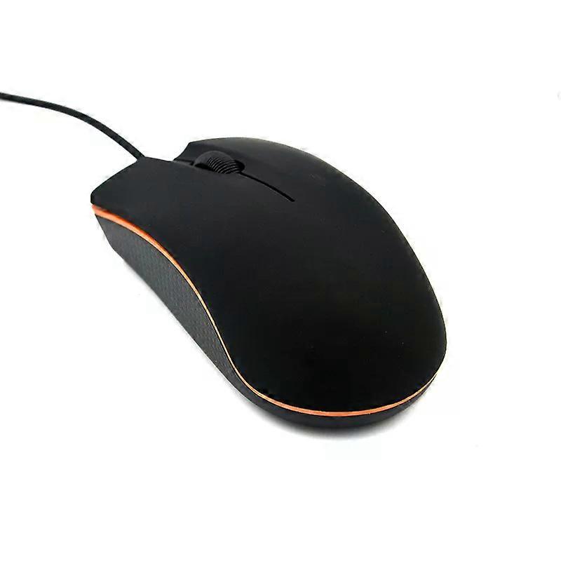 Novo mouse com fio 1200DPI Mouse de escritório de computador antiderrapante textura fosca Acessórios de mouse com fio para laptop de escritório doméstico