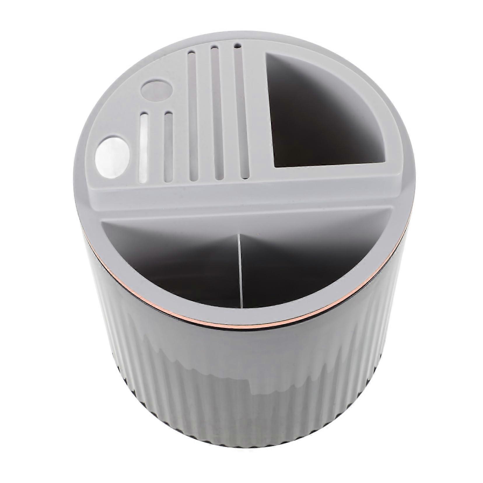 Rotating Utensil Holder for Kitchen Countertop Storage, 360-Degree Organizer, Durable Acrylic, Multi-Compartment Design