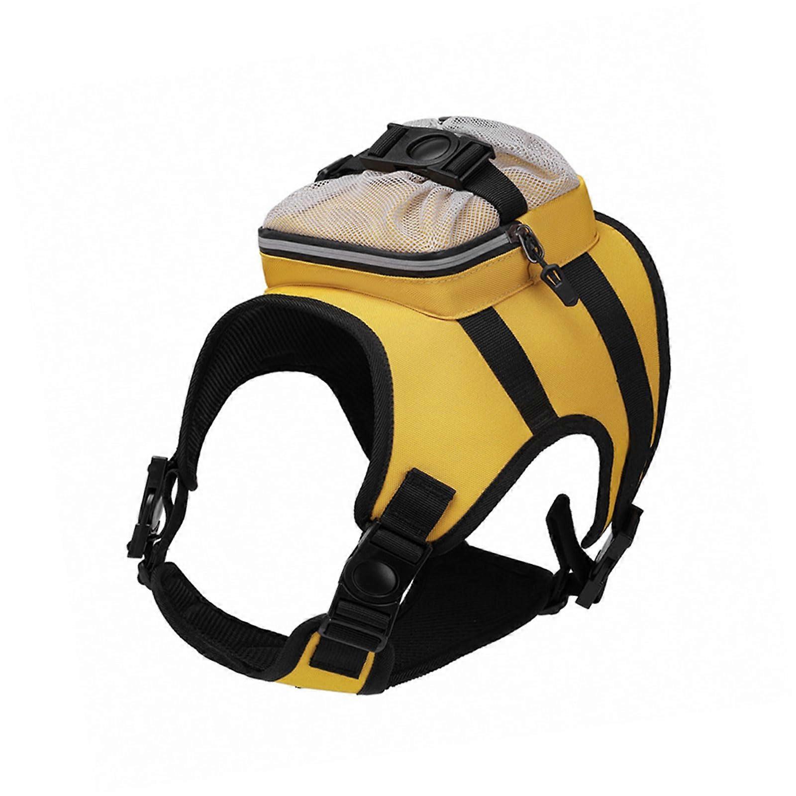 Dog Harness Backpack Vest Adjustable for Training, Walking, Swimming, and Hiking - Durable, Comfortable, All Sizes