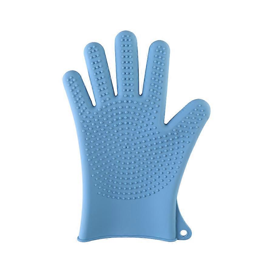 1pcs Silicone Pet Dot Massage Gloves