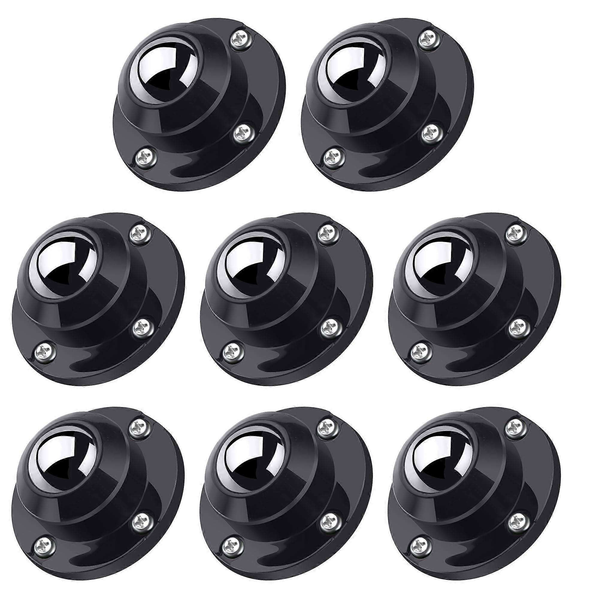 8 Pack Self Adhesive Caster Wheels 1 Inch for Appliance Sliders Rollers, Load 28LBS