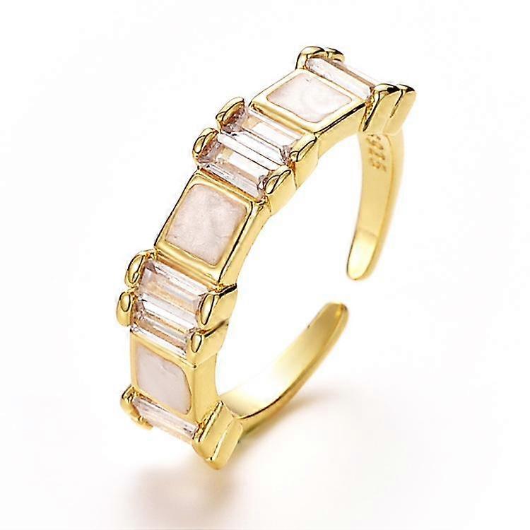 Light Luxury Zircon Ring Female Niche Design Advanced Tide Cold Wind Advanced Open Index Finger Ring