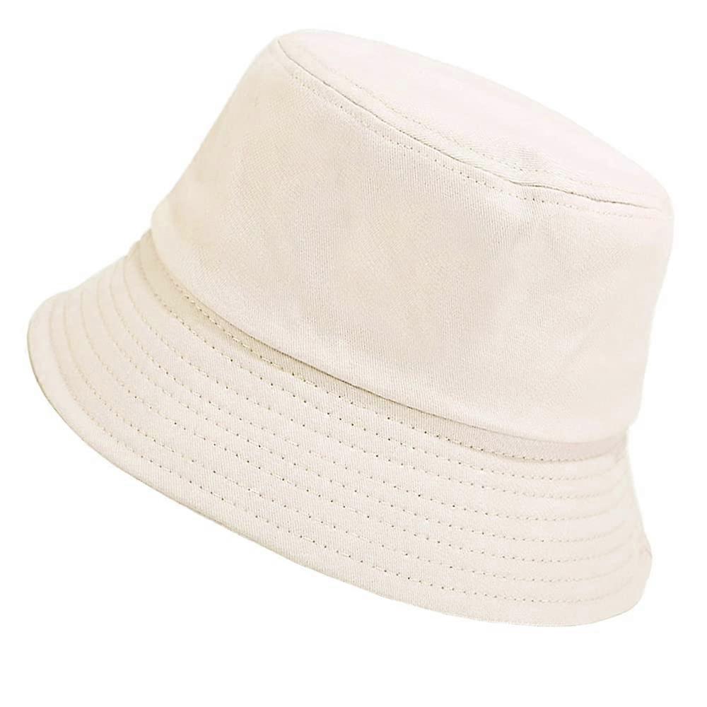 女性のためのレディ水瓶座帽子サマービーチフィッシャーマンハットレディアダルトユニセックスコットンカバー......Aサイズ A-SC-ベージュ