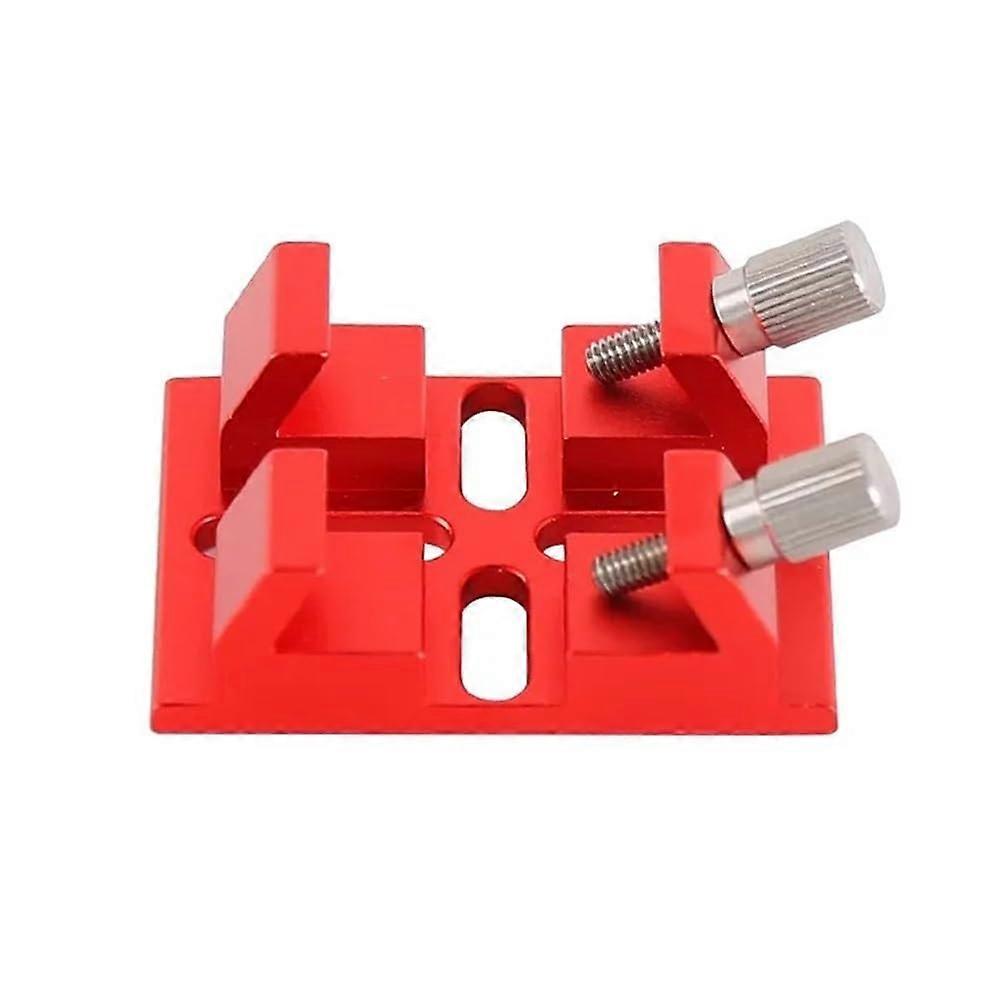 Telescope Finder Base Flat Bottom Metal Guide Scope Adapter Plate Rail Mount Accessories Astronomy Accessory(Red)